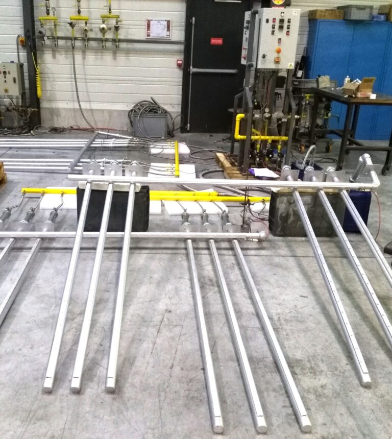 Brûleurs rampe d’arches de recuisson ou de four de maintien