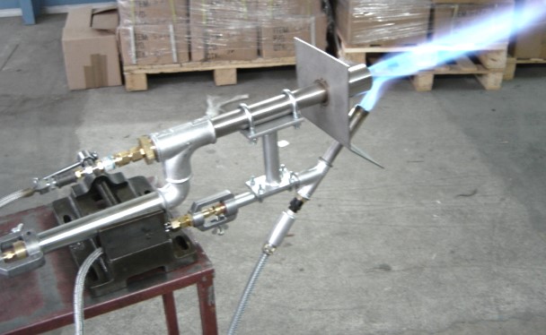Brûleurs Torche N°1 oxy-gaz pour four rotatif céramique