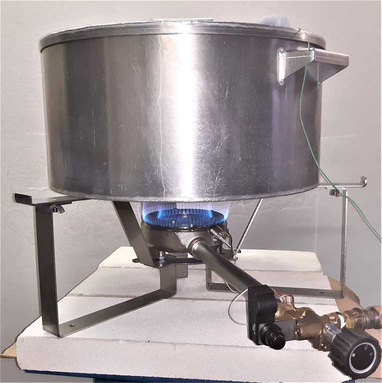 Brûleurs circulaires pour micro brasserie cuves de 100 et 200l sur trépied